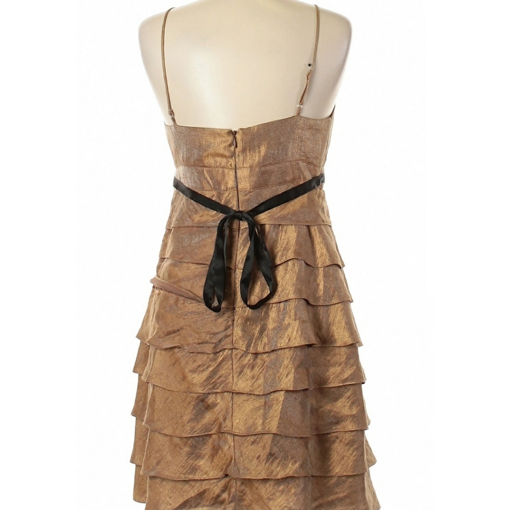 I.N. Studio Bronze Ruffle Dress - Picture 2 of 2